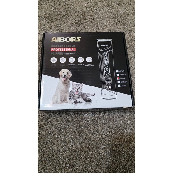 AIBORS Dog Grooming Clippers kit Wireless Rechargeable Gold Model H6011 - Picture 2 of 12